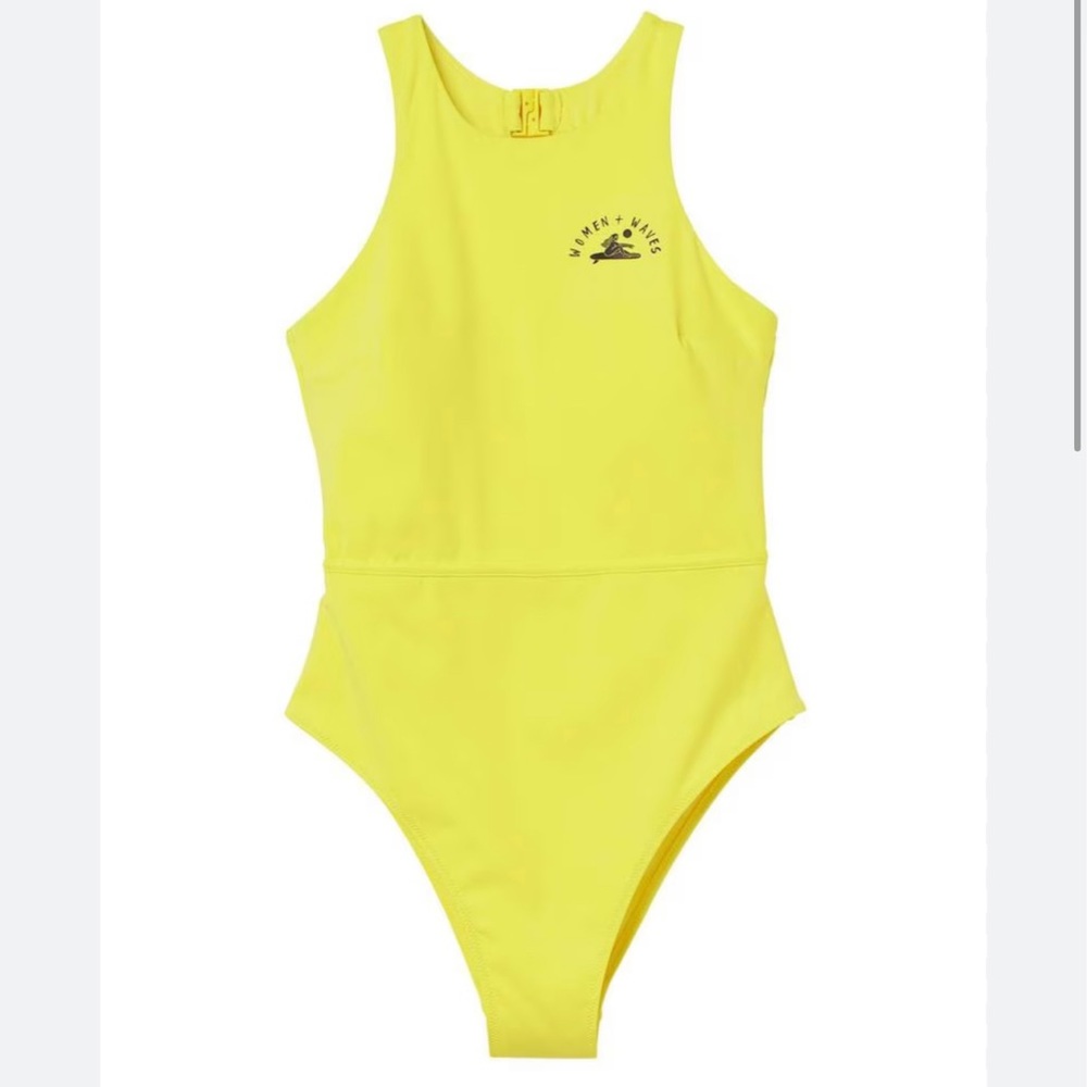 H&M Yellow Women's One Piece Swimsuit